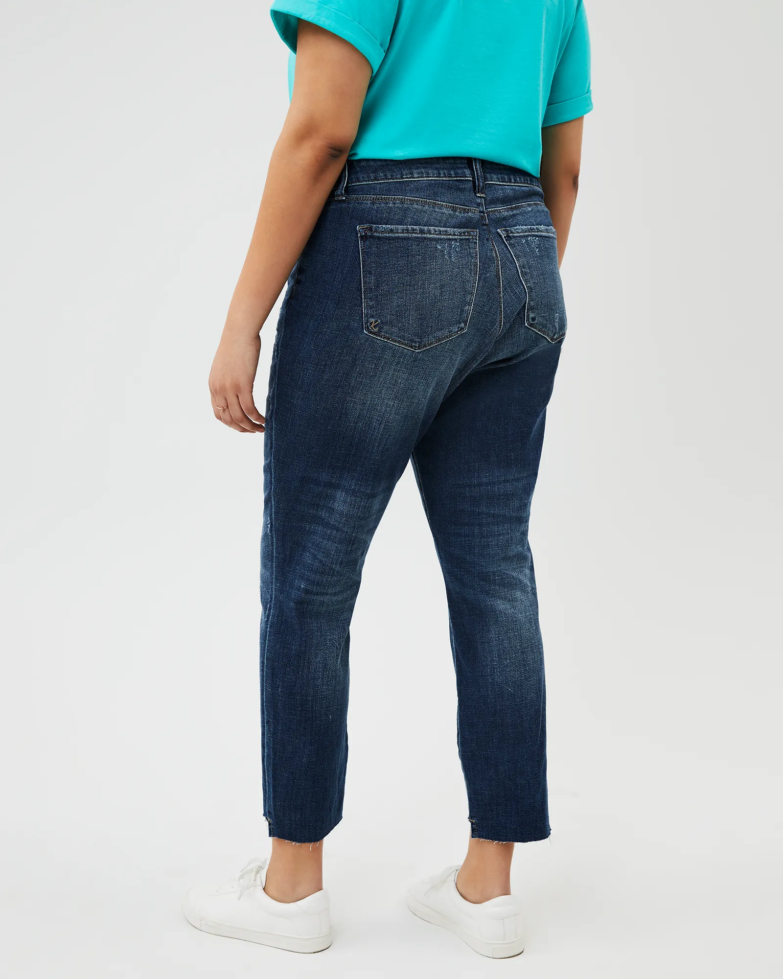 Reese Step-Hem Jean | Medium Wash