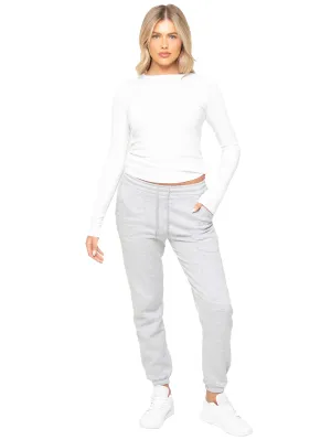 Relaxed Sweat Cuffed Jogger - Grey