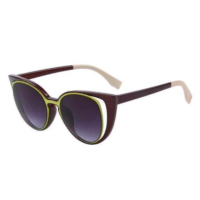 Retro Cat Eye Sun Glasses