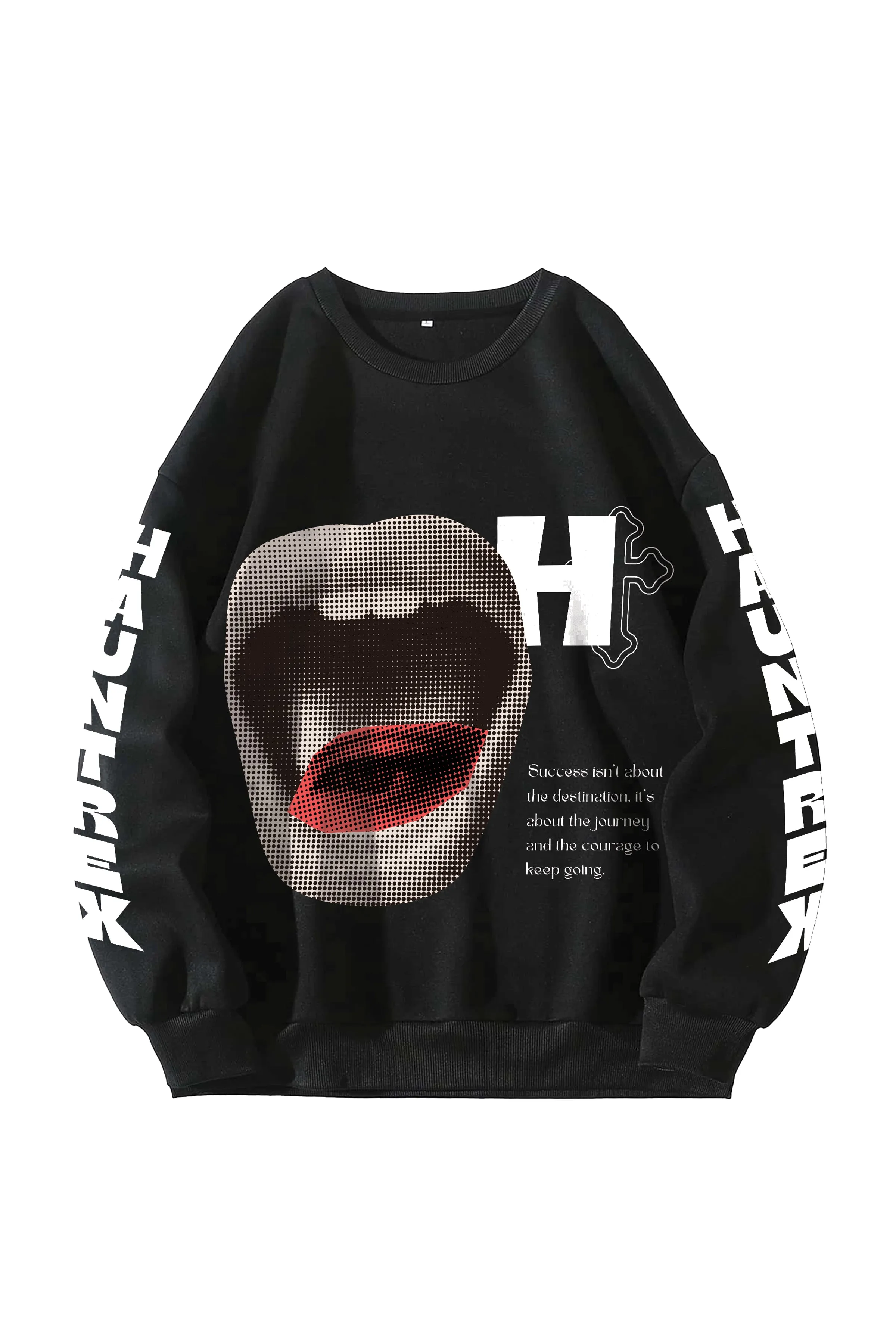 Rise Above Designed Oversized Sweatshirt