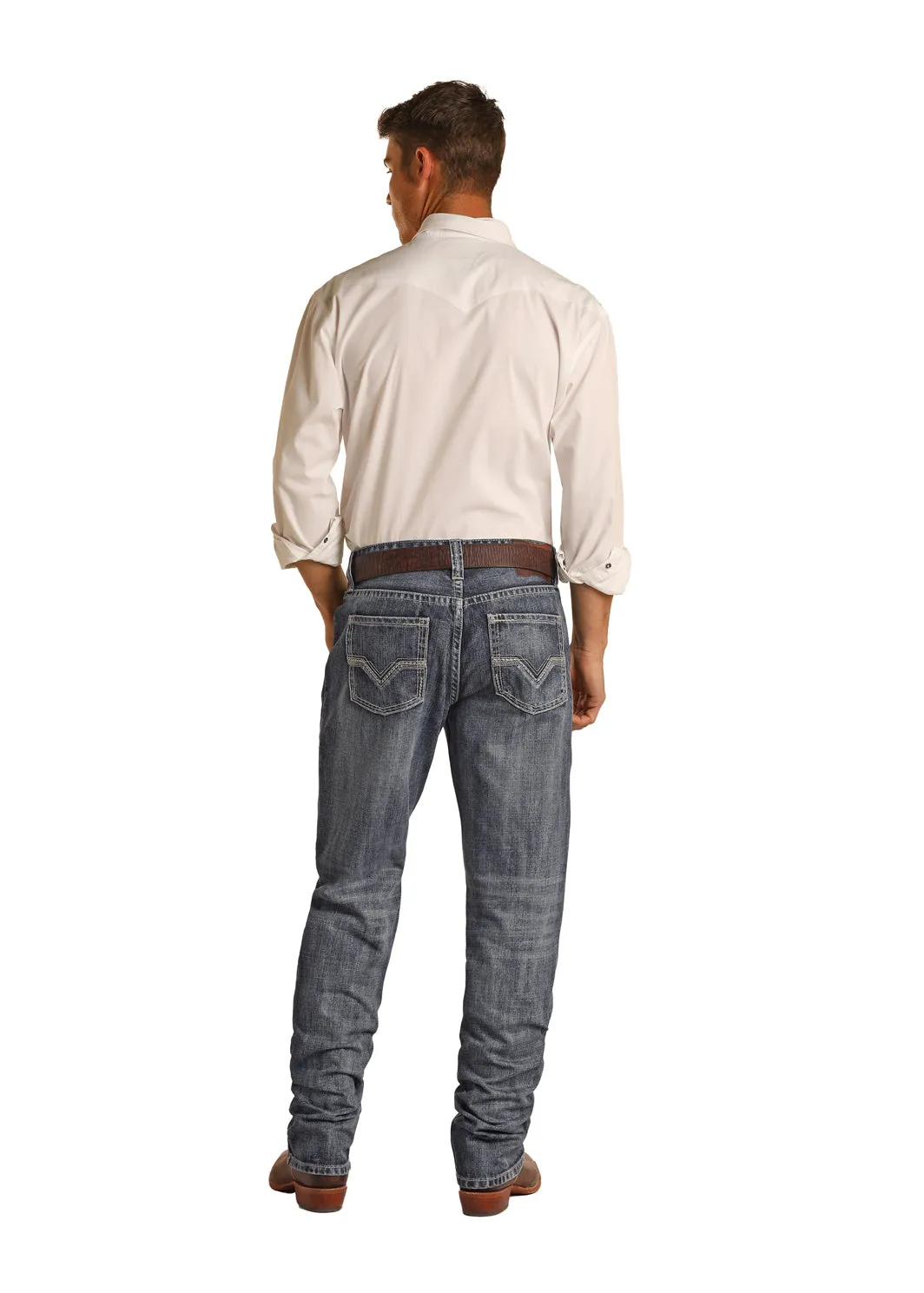 ROCK & ROLL DOUBLE BARREL STACKABLE BOOT CUT JEAN