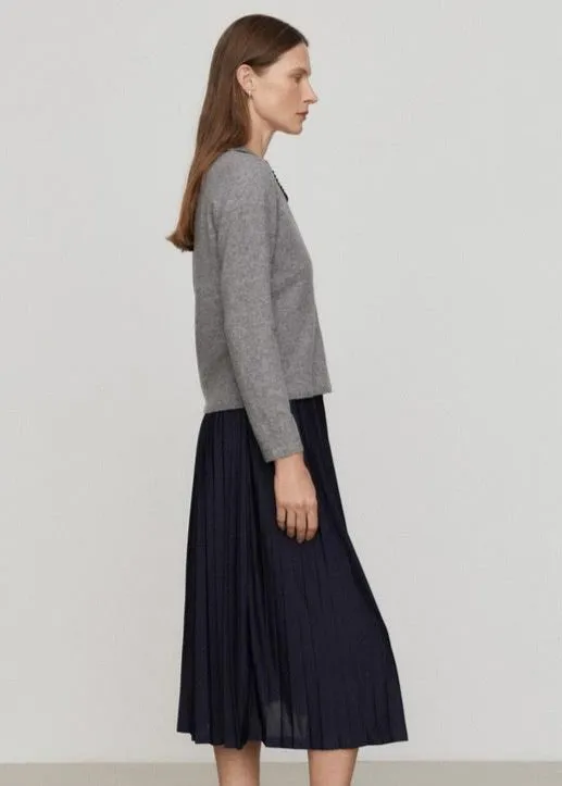 Sandy Pleated Midi Skirt