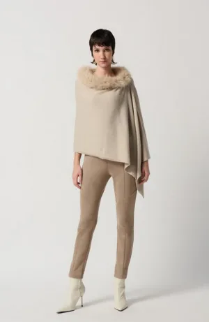 Scuba Suede Leggings With Knee