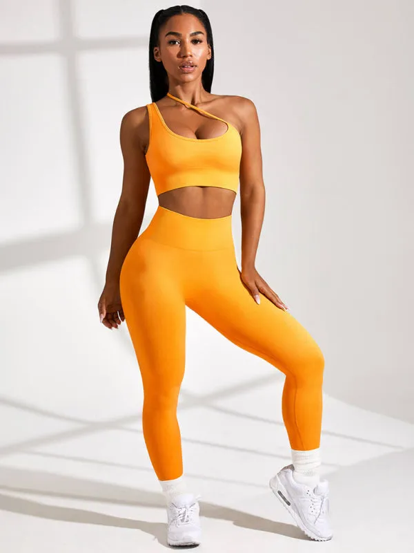 Seamless running sports fitness pants