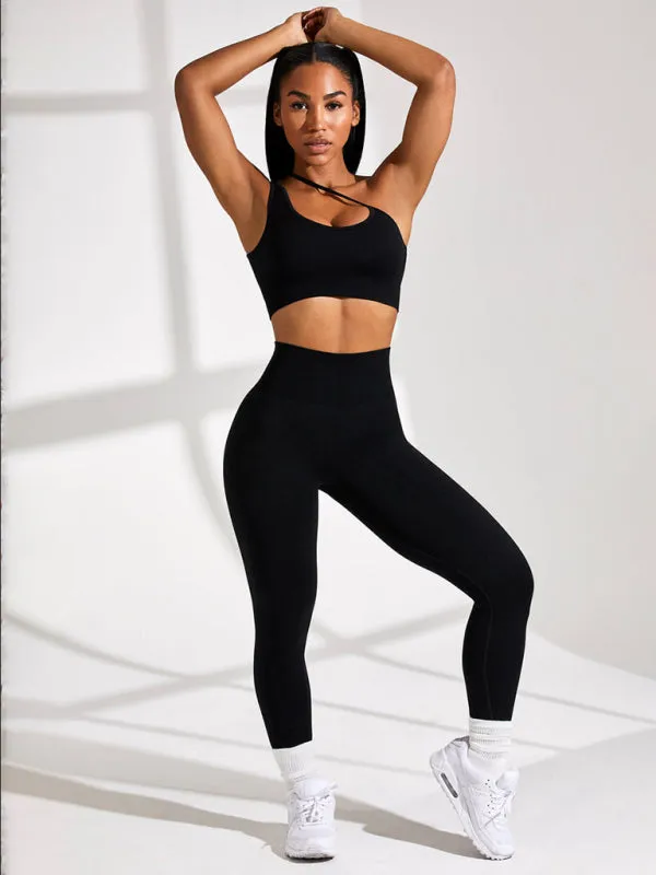 Seamless running sports fitness pants