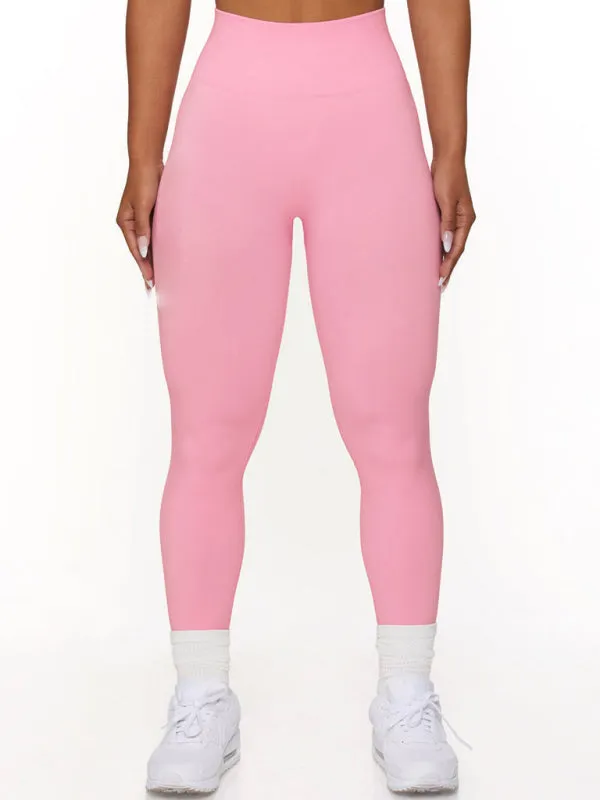 Seamless running sports fitness pants