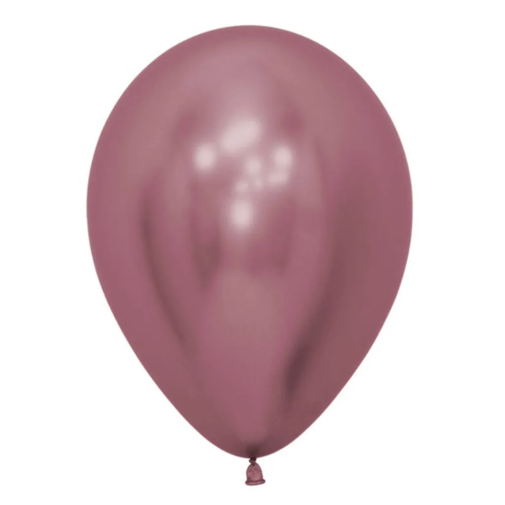 Sempertex 30cm Metallic Reflex Pink Latex Balloons