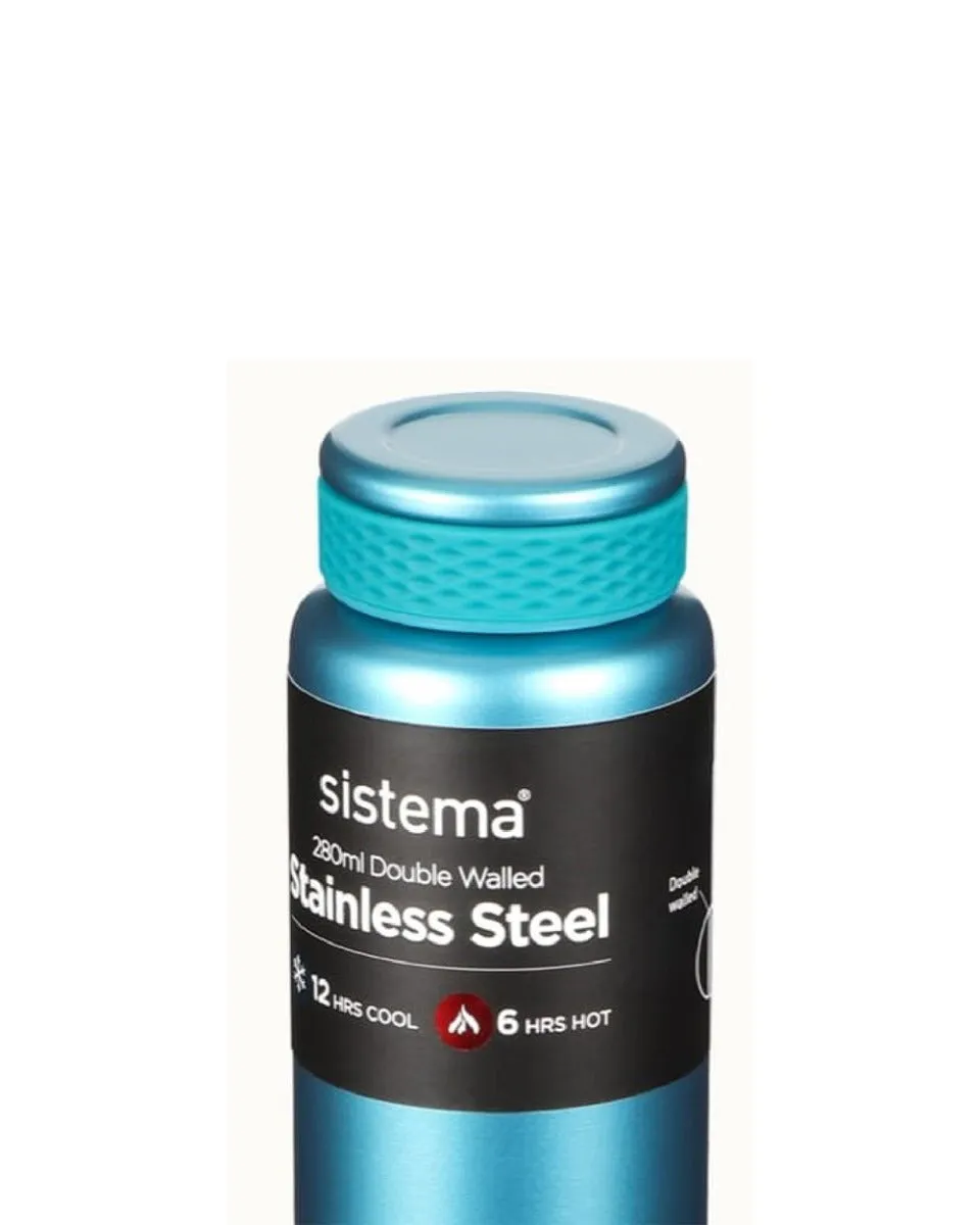 Sistema 280ML Chic Stainless Steel Bottle Teal