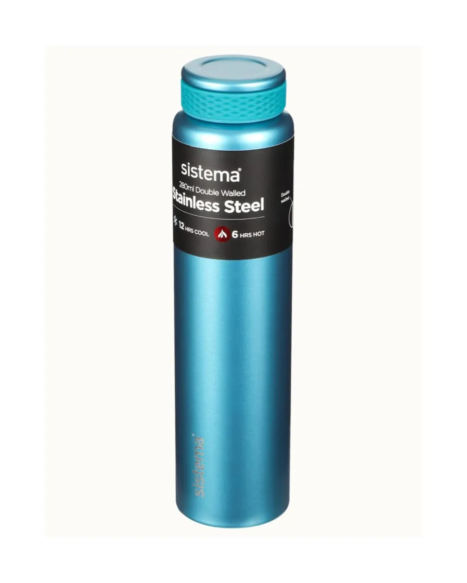 Sistema 280ML Chic Stainless Steel Bottle Teal
