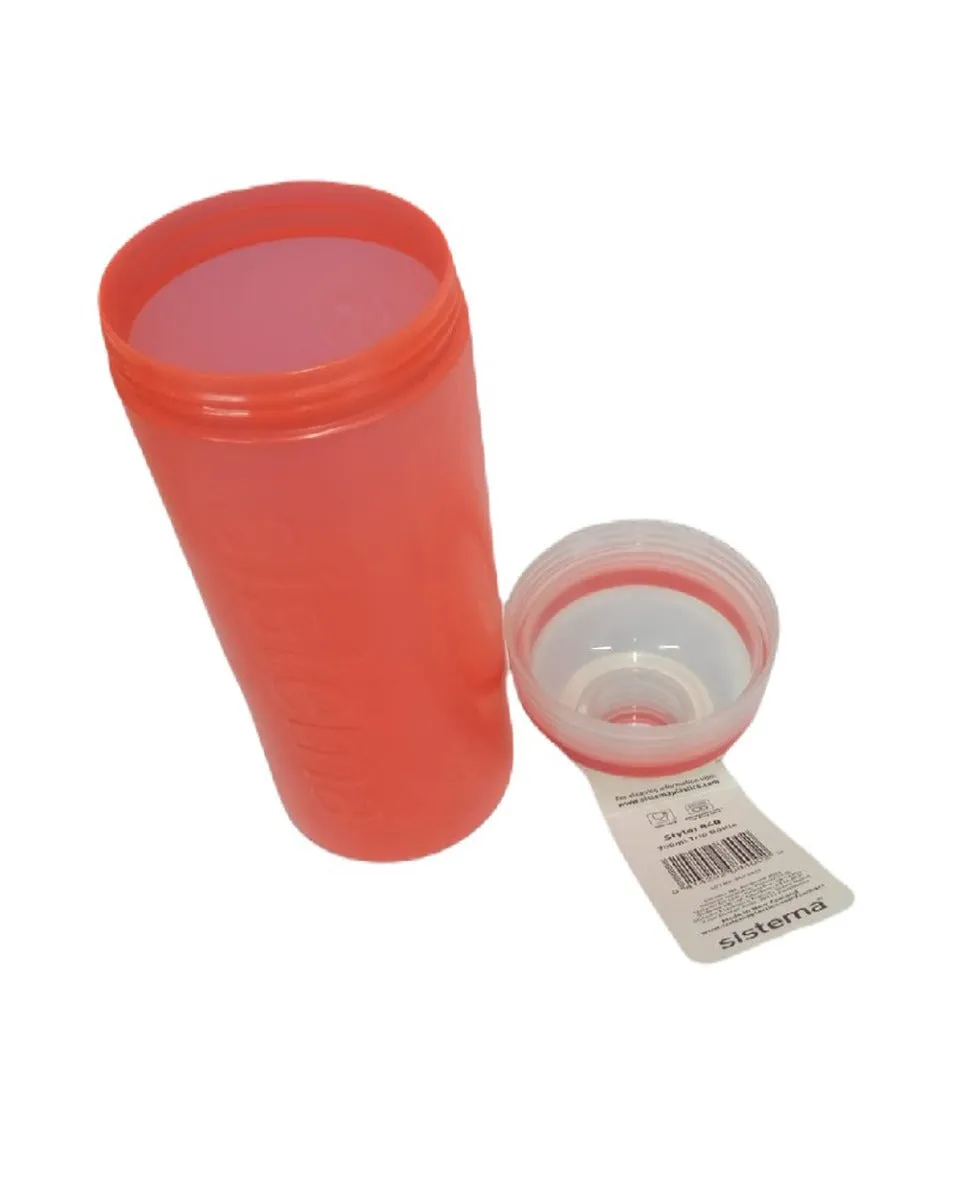 Sistema 480ml Trio Bottle Orange