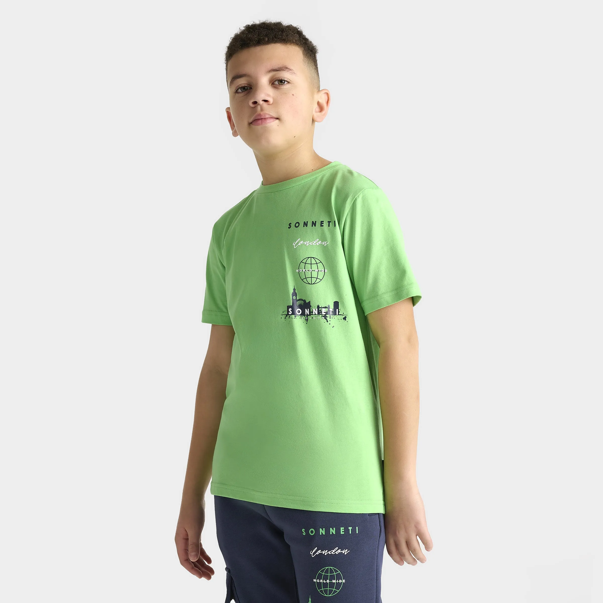Sonneti Juniors' Stack Tee / Green