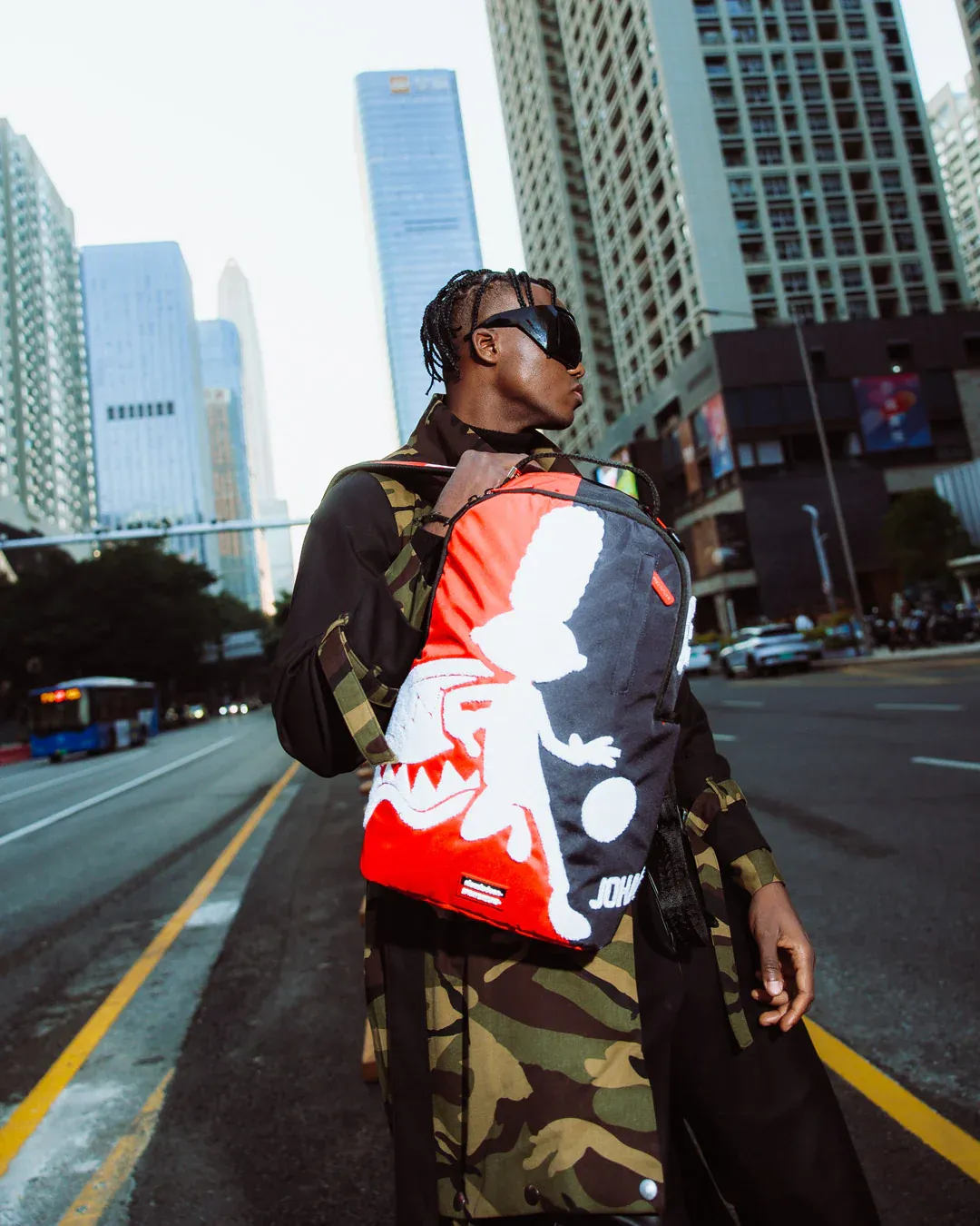 Sprayground Air Johanssen Basketball Backpack - Hey Arnold Collab