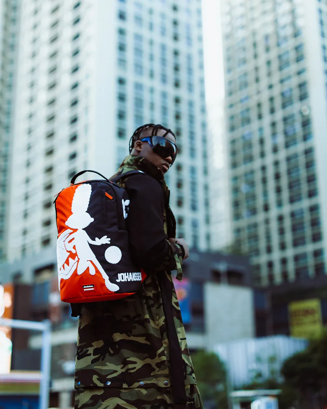 Sprayground Air Johanssen Basketball Backpack - Hey Arnold Collab