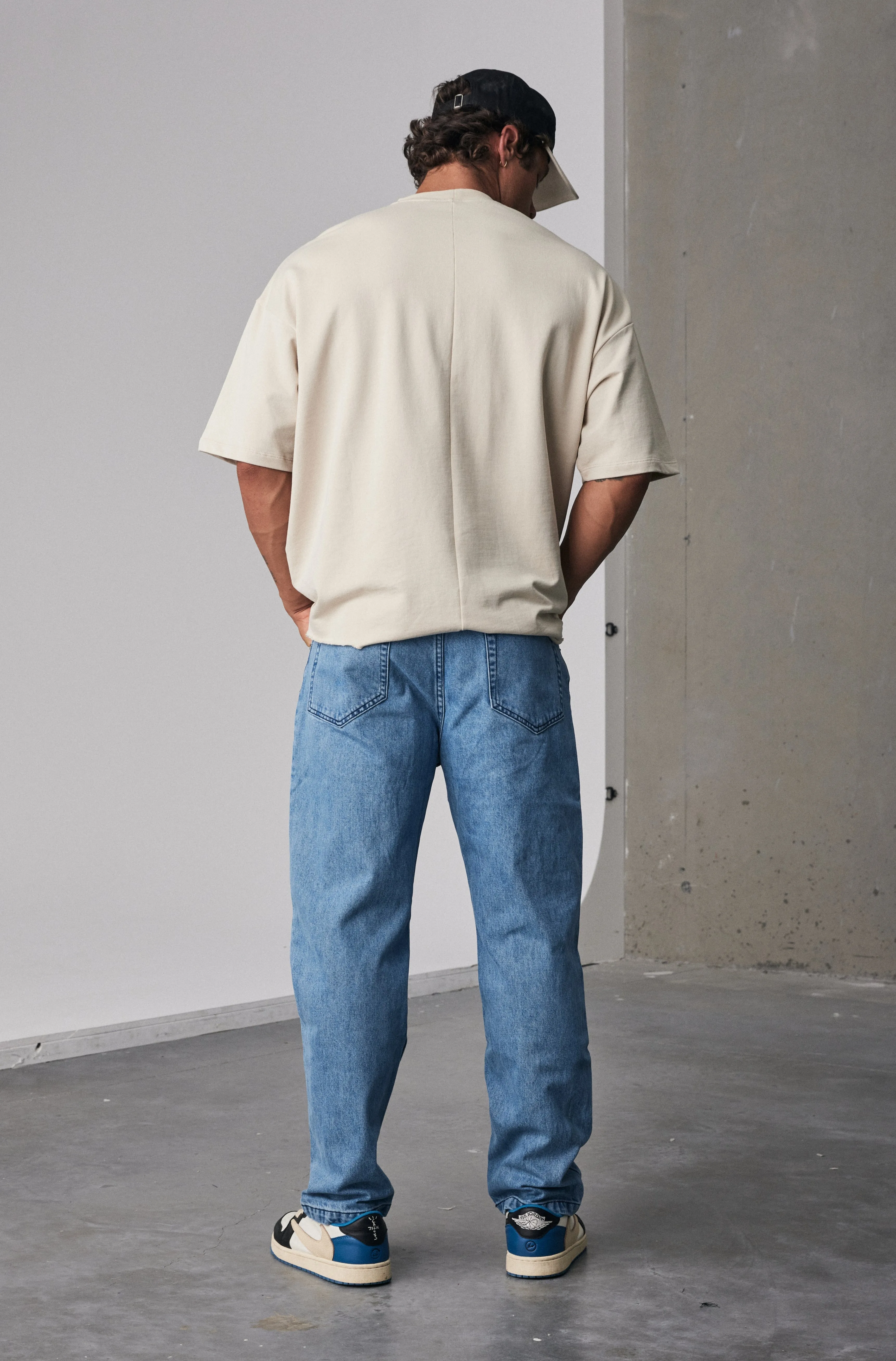 Straight Leg Denim - Blue