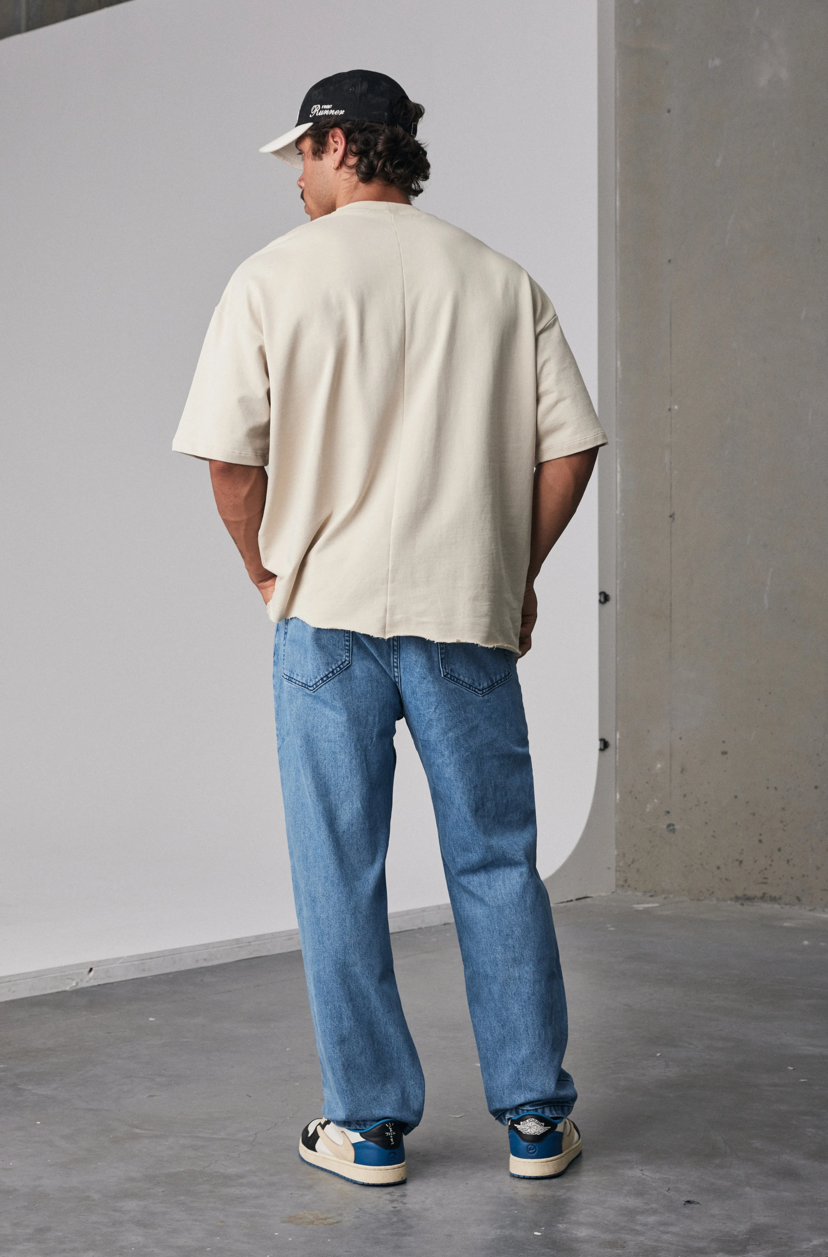 Straight Leg Denim - Blue