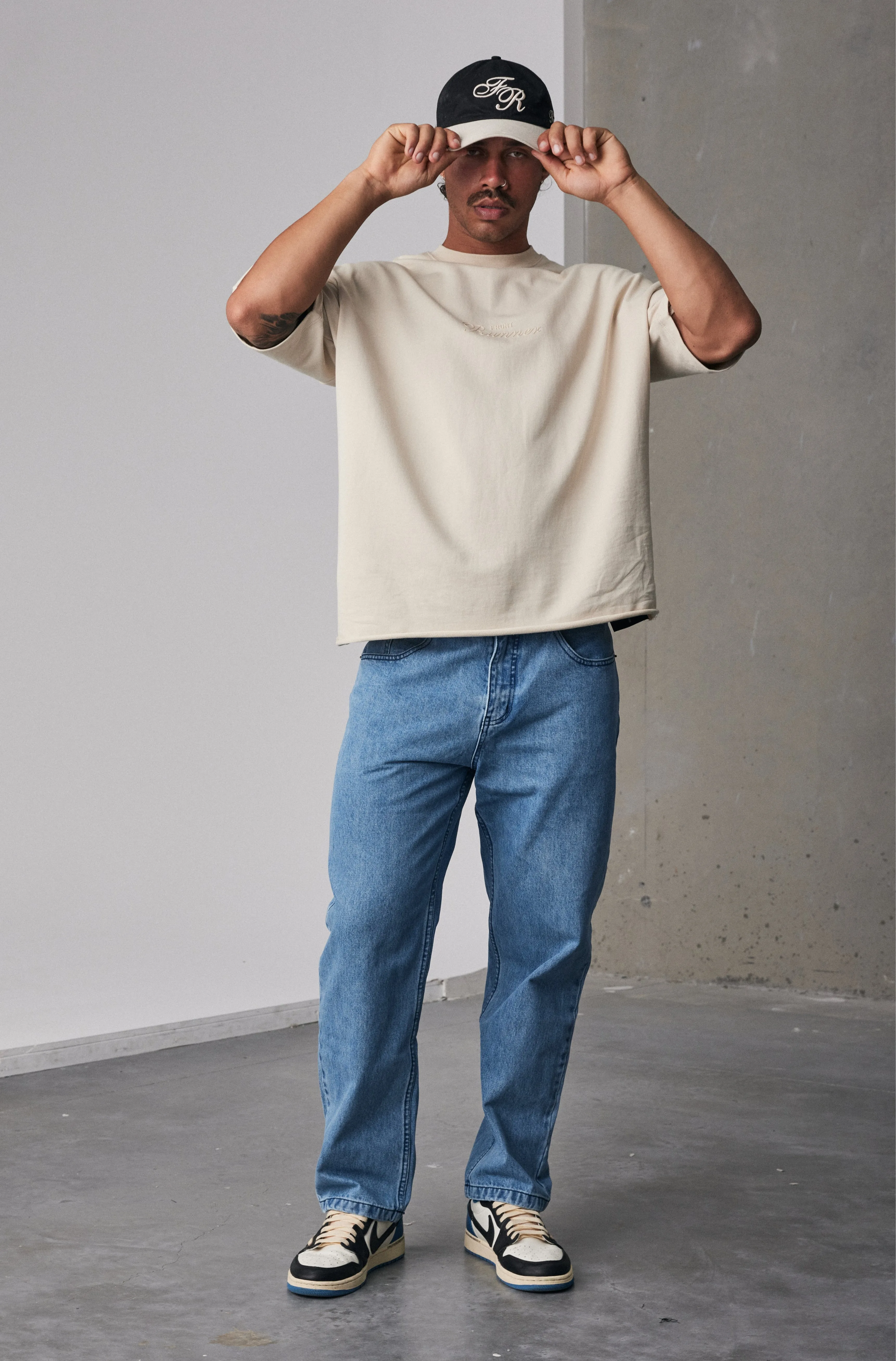 Straight Leg Denim - Blue
