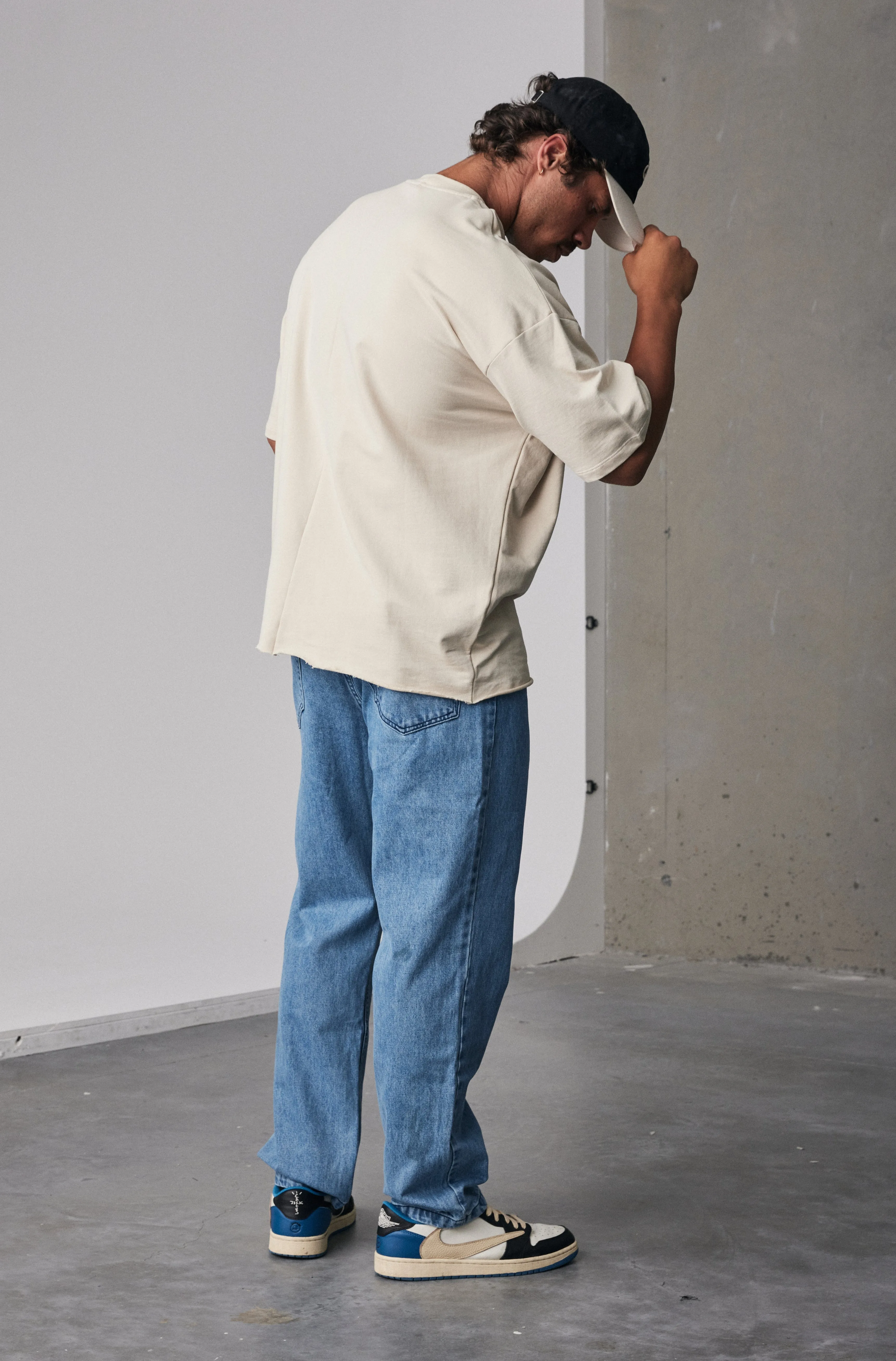 Straight Leg Denim - Blue