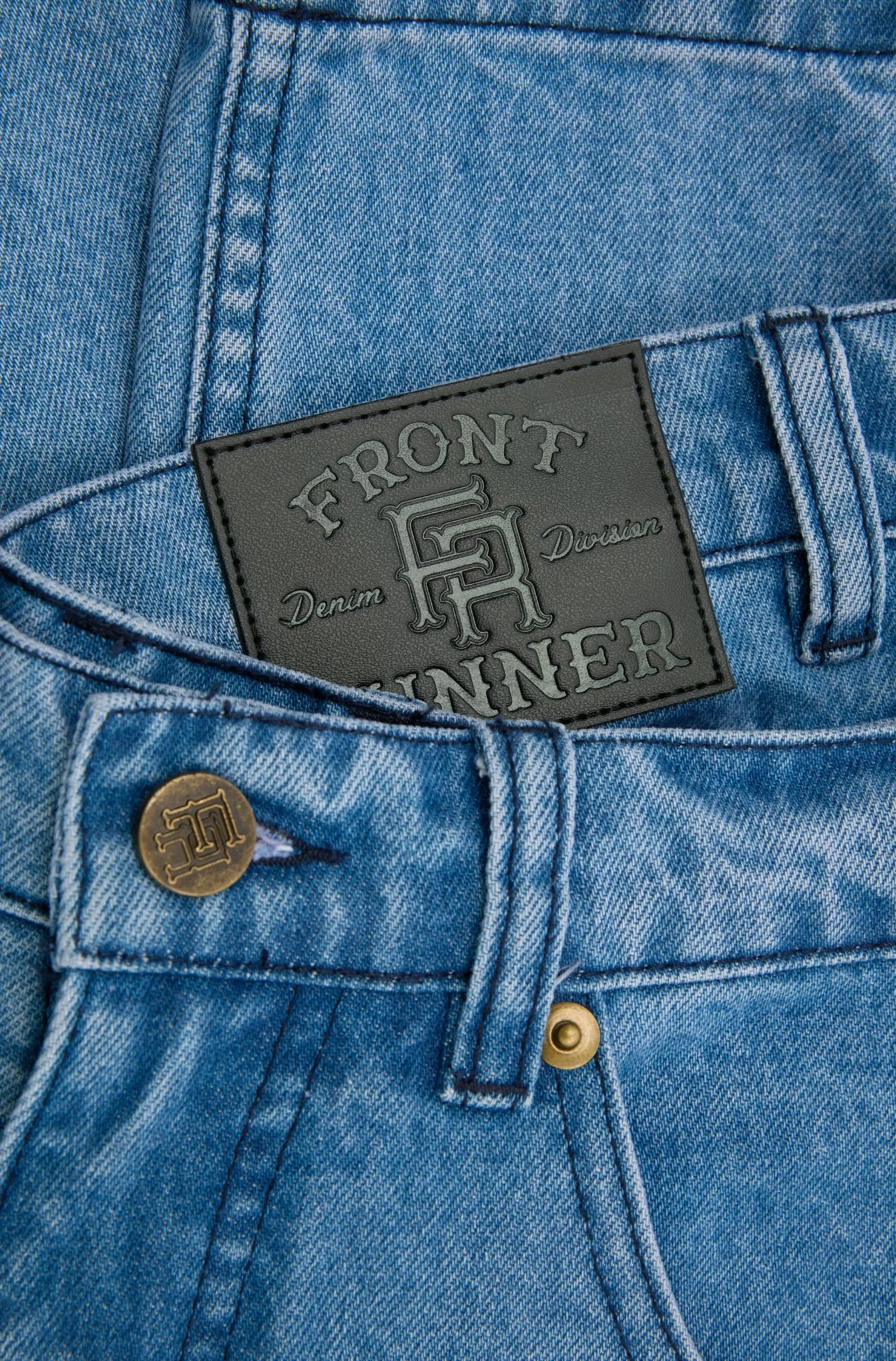 Straight Leg Denim - Blue
