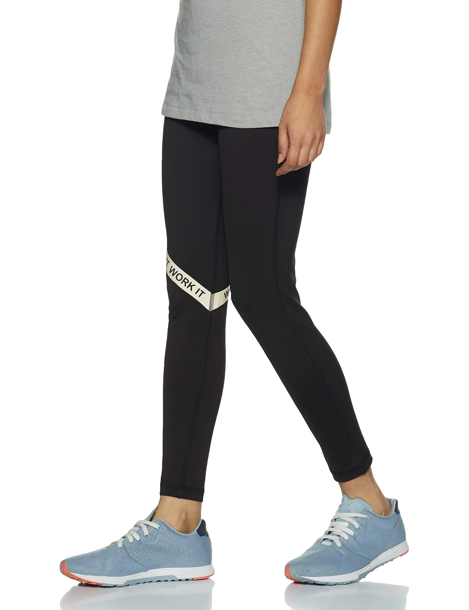 Symactive Women's Skinny Leggings (AW19-LG-04-A_Jet Black_Medium)
