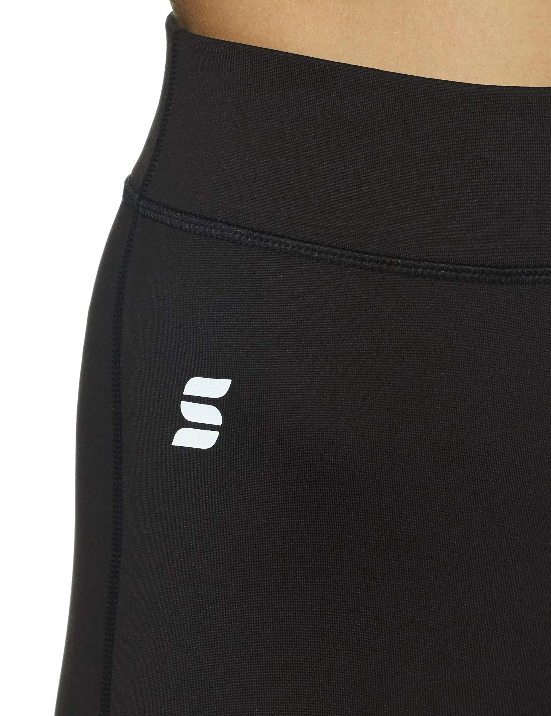 Symactive Women's Skinny Leggings (AW19-LG-04-A_Jet Black_Medium)