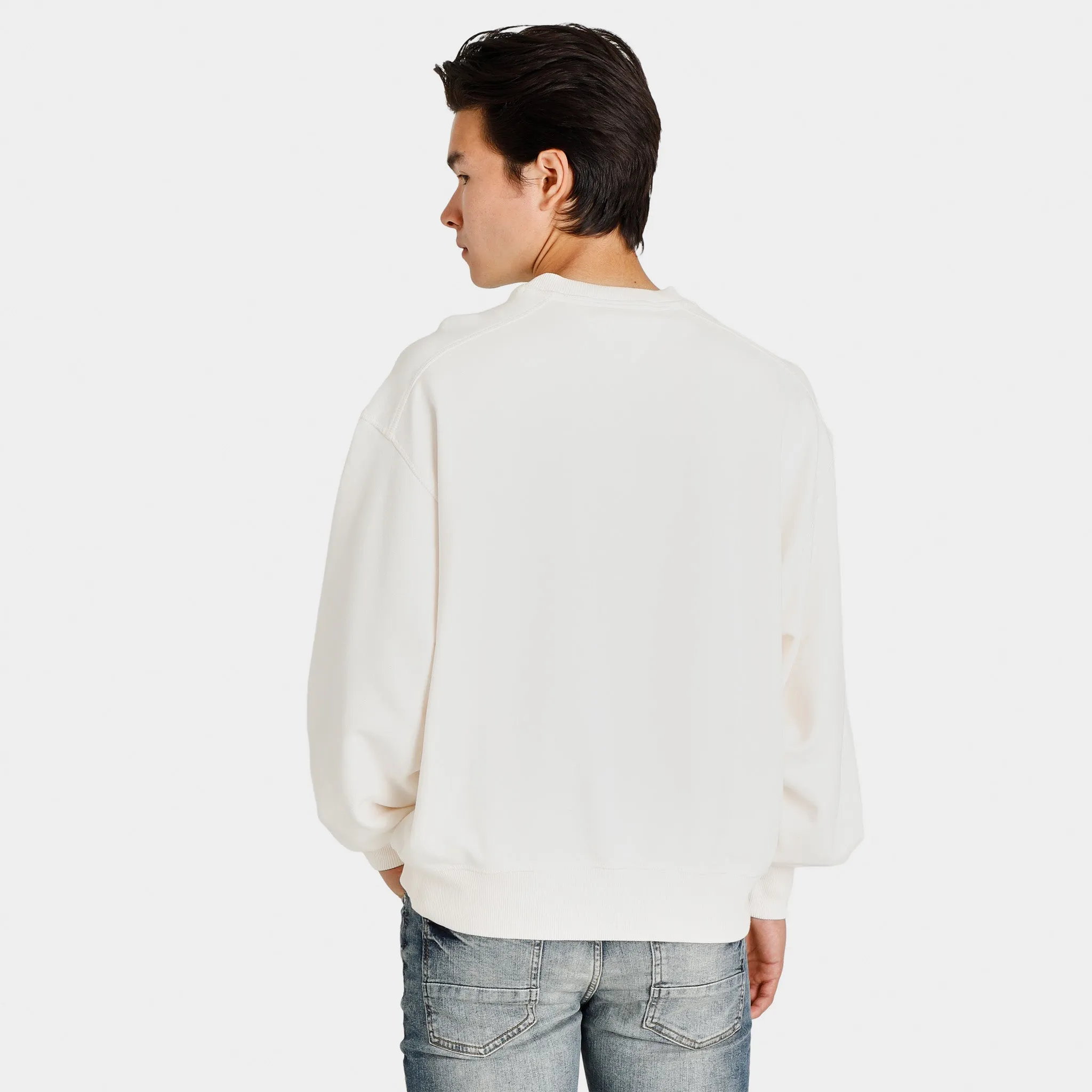 Tommy Jeans TJ Crest Logo Crewneck / Ancient White