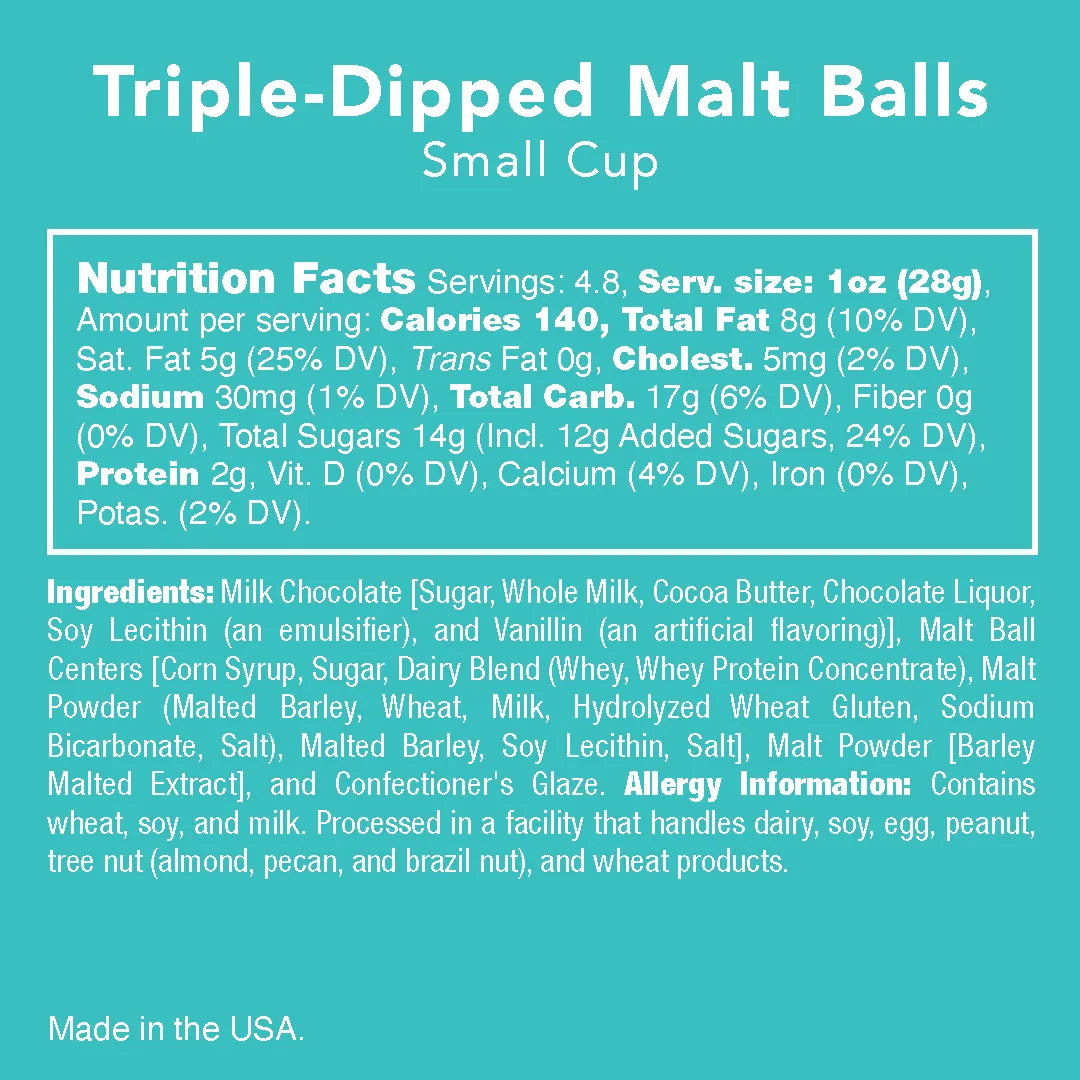 Triple-Dipped Chocolate Malt Balls Candy