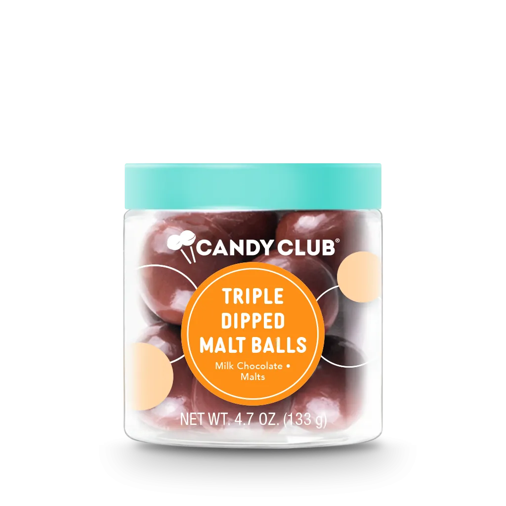 Triple-Dipped Chocolate Malt Balls Candy