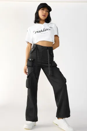Vanta Black Straight Cargos