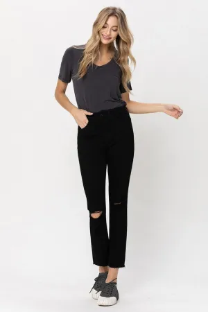 Vervet by Flying Monkey High Rise Straight w/Raw Hem