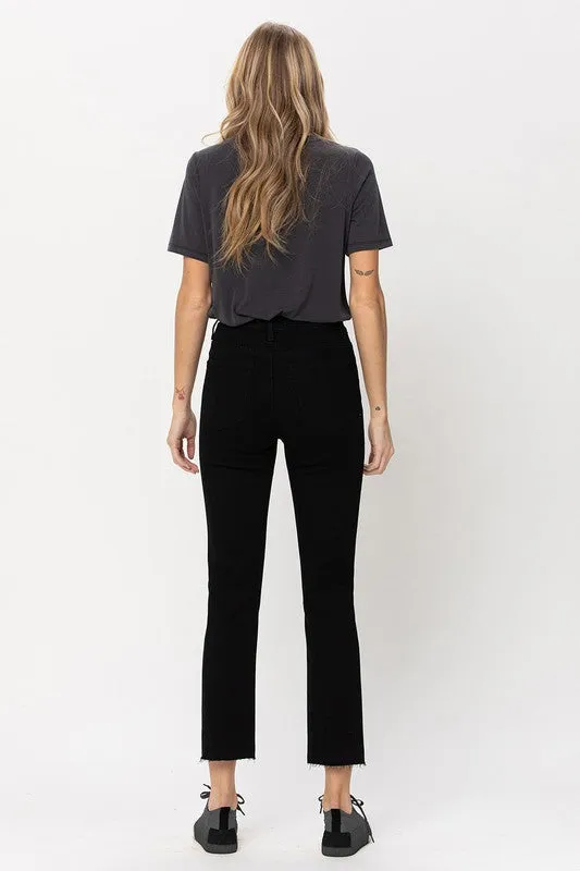 Vervet by Flying Monkey High Rise Straight w/Raw Hem