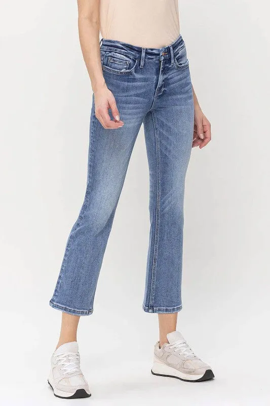 Vervet by Flying Monkey Mid Rise Kick Flare Jeans