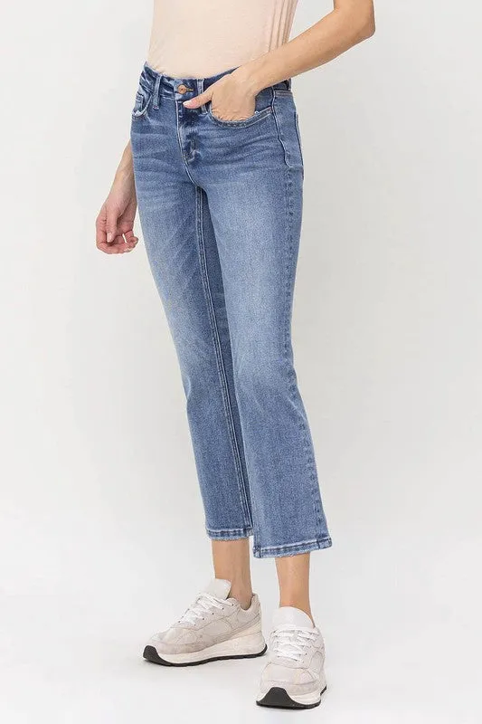 Vervet by Flying Monkey Mid Rise Kick Flare Jeans