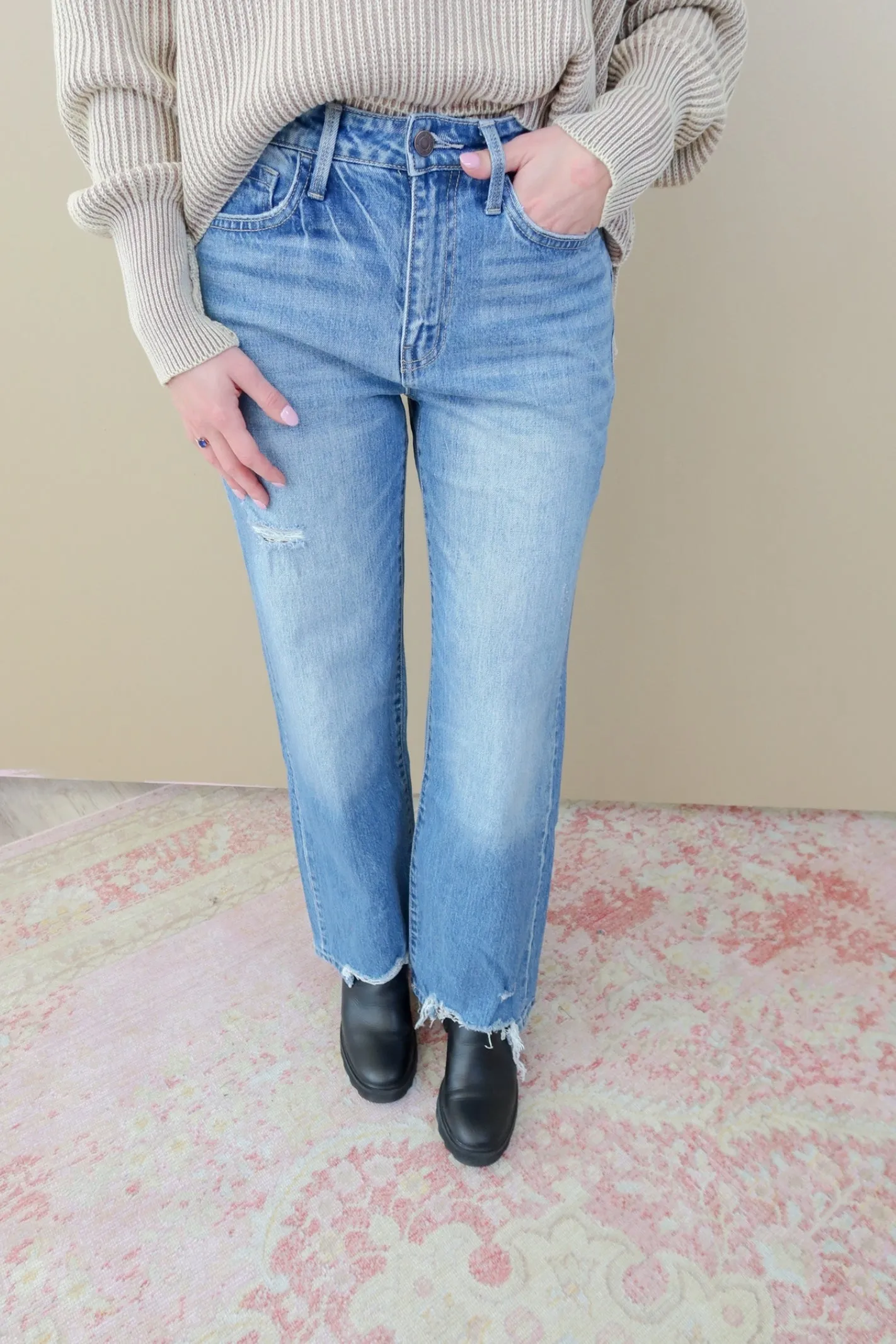 Vervet Jodie High-Rise Dad Jeans