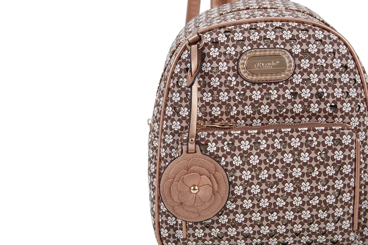 WanderLust Mini Backpack in Brown, Royal Blue, Ivory, or Black |BI