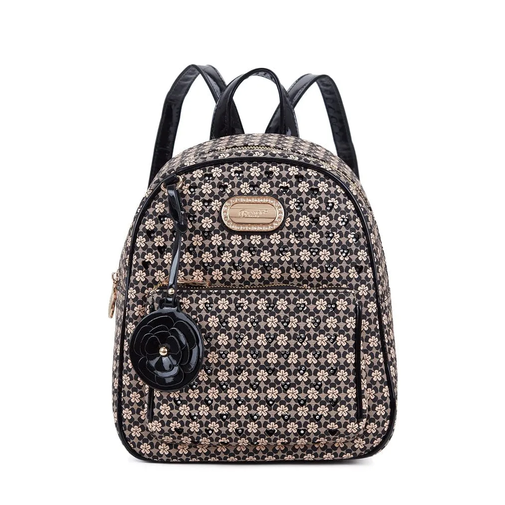 WanderLust Mini Backpack in Brown, Royal Blue, Ivory, or Black |BI