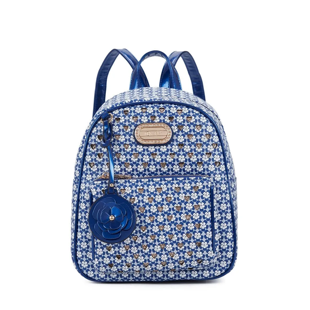 WanderLust Mini Backpack in Brown, Royal Blue, Ivory, or Black |BI
