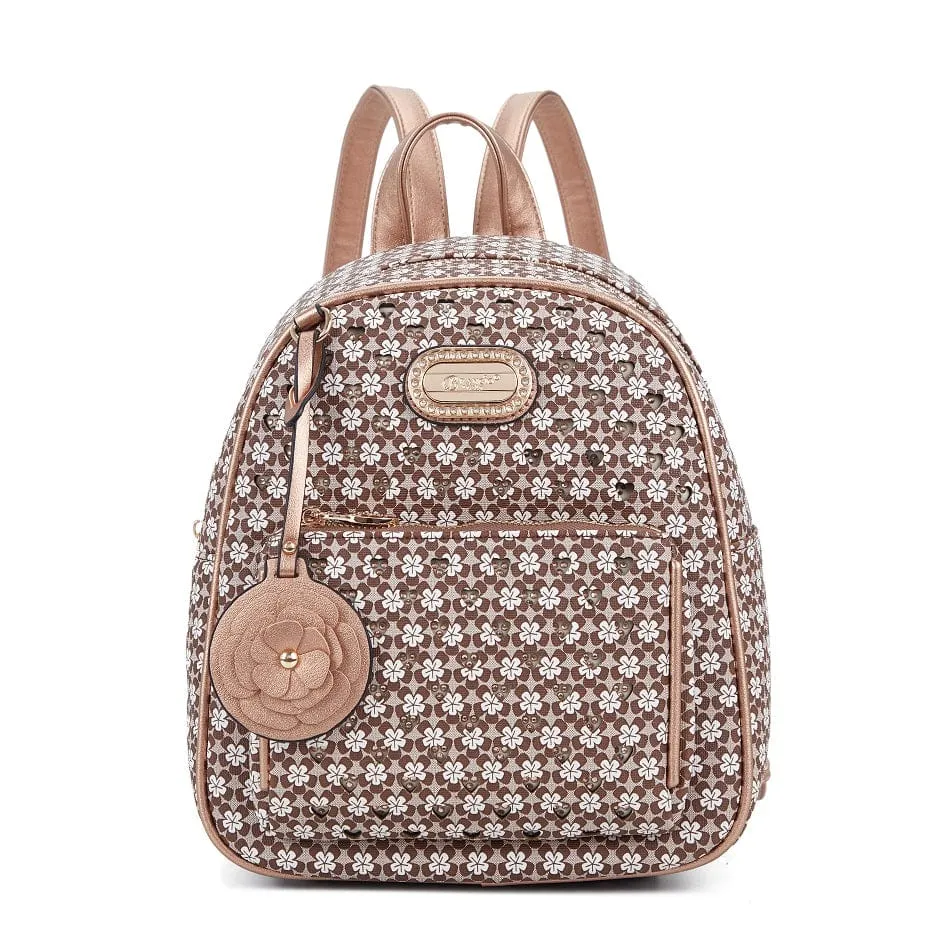 WanderLust Mini Backpack in Brown, Royal Blue, Ivory, or Black |BI
