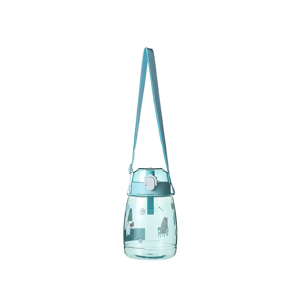 We Bare Bears Collection 4.0 Cool Water Bottle with Shoulder Strap - 1300mL(Ice Bear)