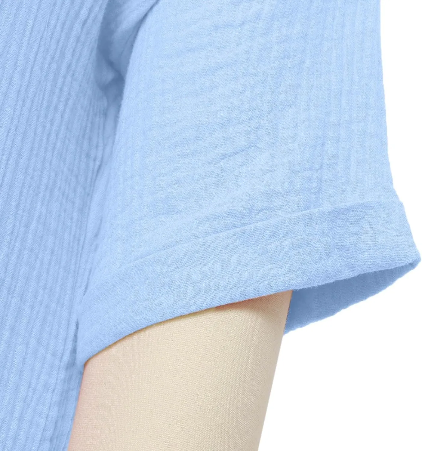 Women Button Down Dress Loose Summer Cotton Linen Dresses Casual Short Sleeve Tunic Dress 2025 Linen Dress Women