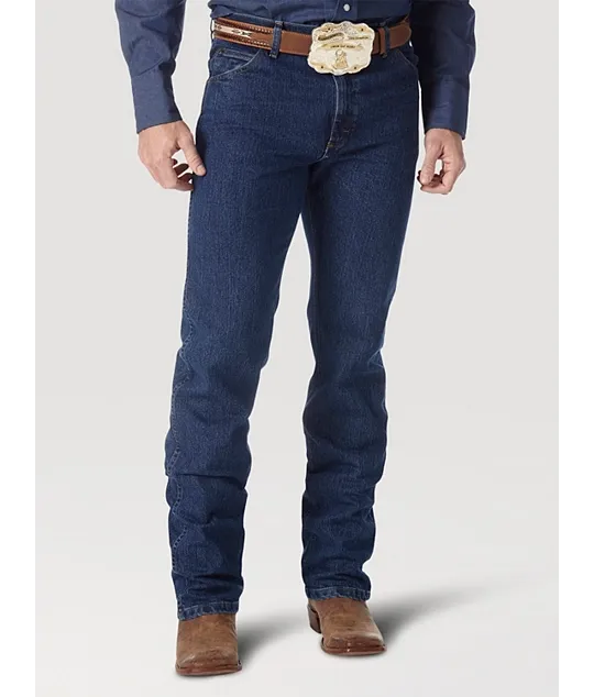 WRANGLER 47 PREMIUM PERFORMANCE ADVANCED COMFORT COWBOY CUT MID STONE REGULAR FIT JEAN