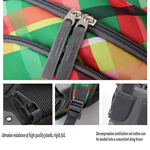 Yexin Wheeled Laptop Backpack, Great For High School, College Backpack, Rolling School Bag,