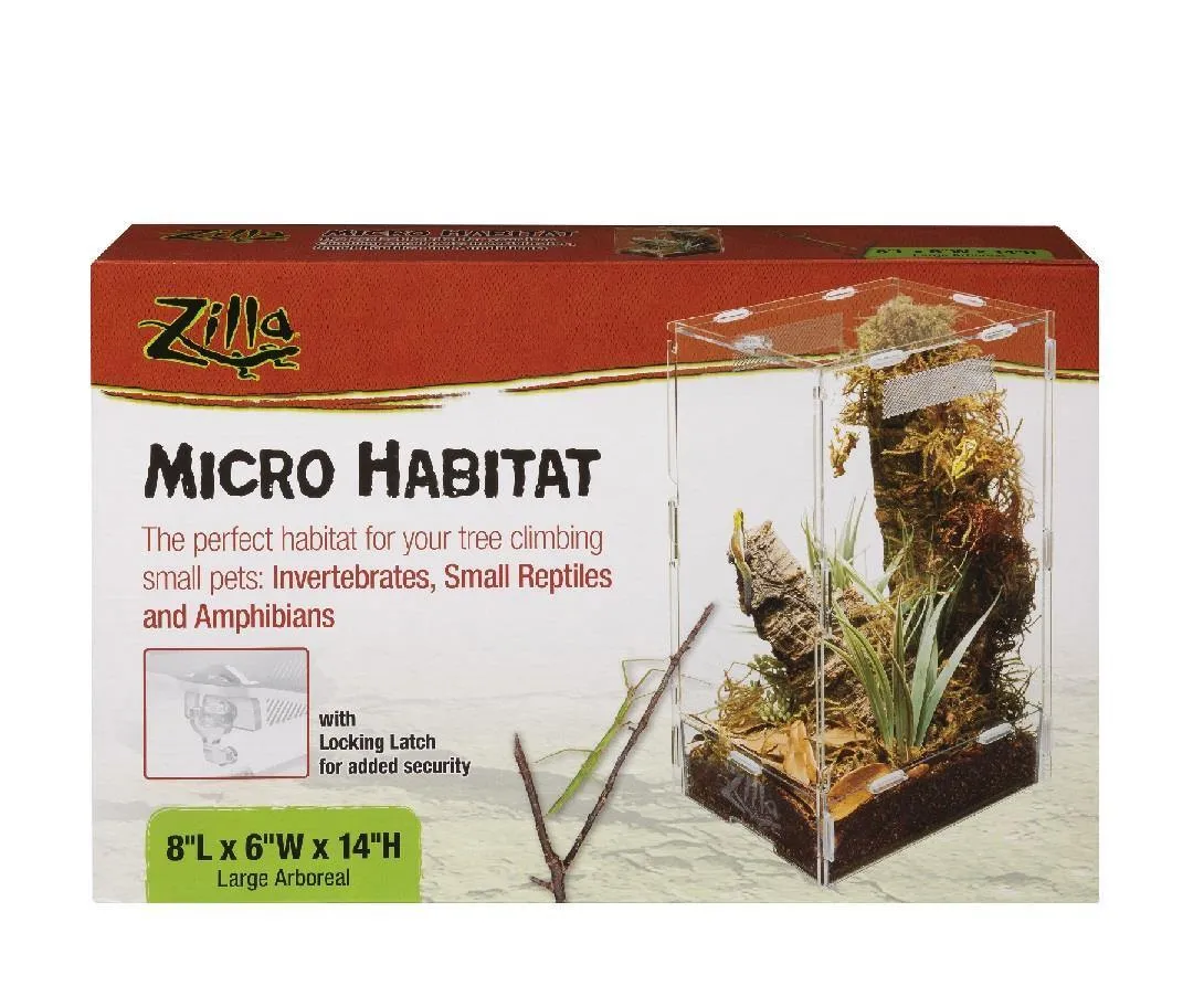 Zilla Micro Habitat Arboreal - Available in Two Sizes