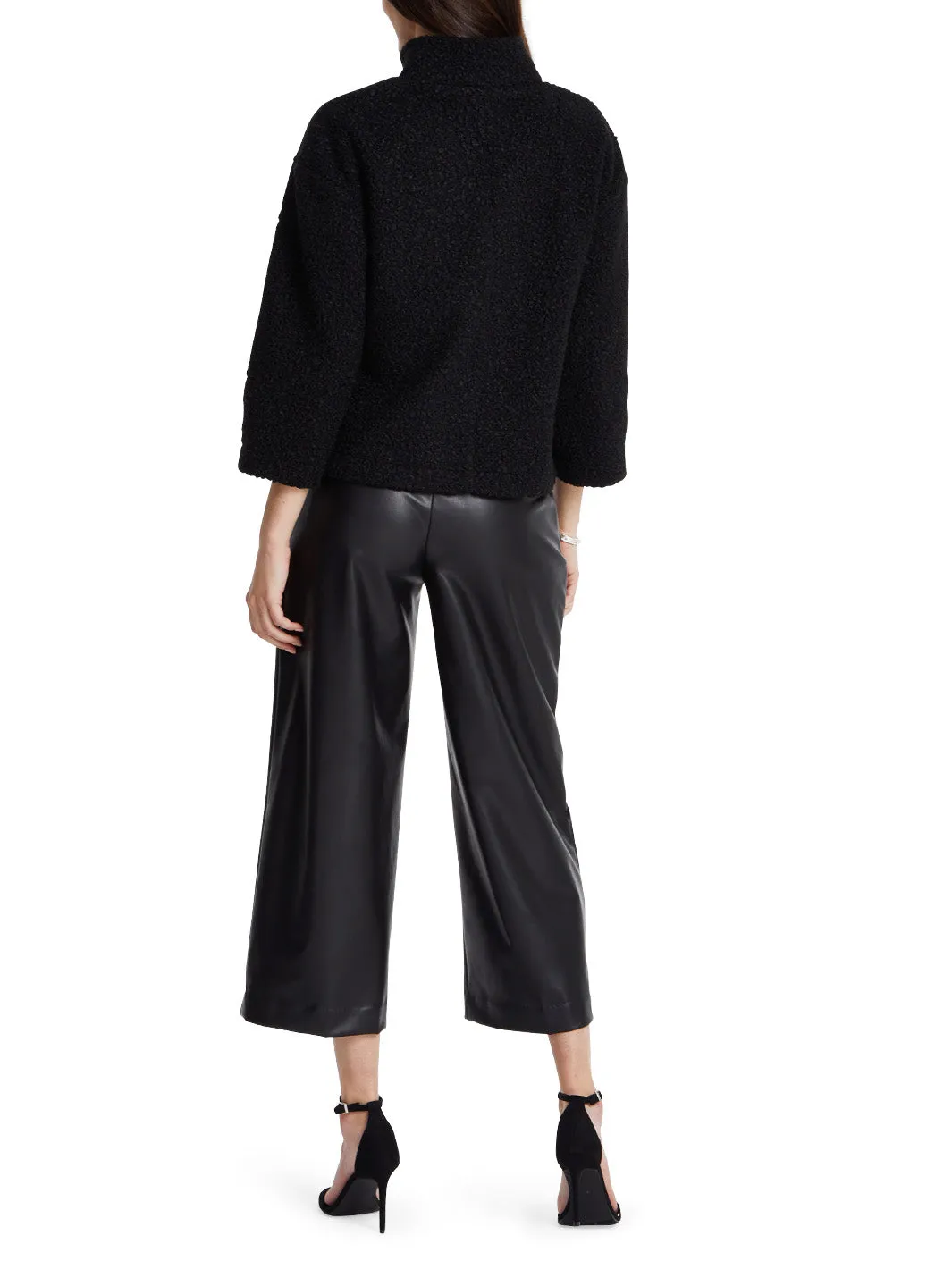 Zip Front Dolman Sleeve Jacket