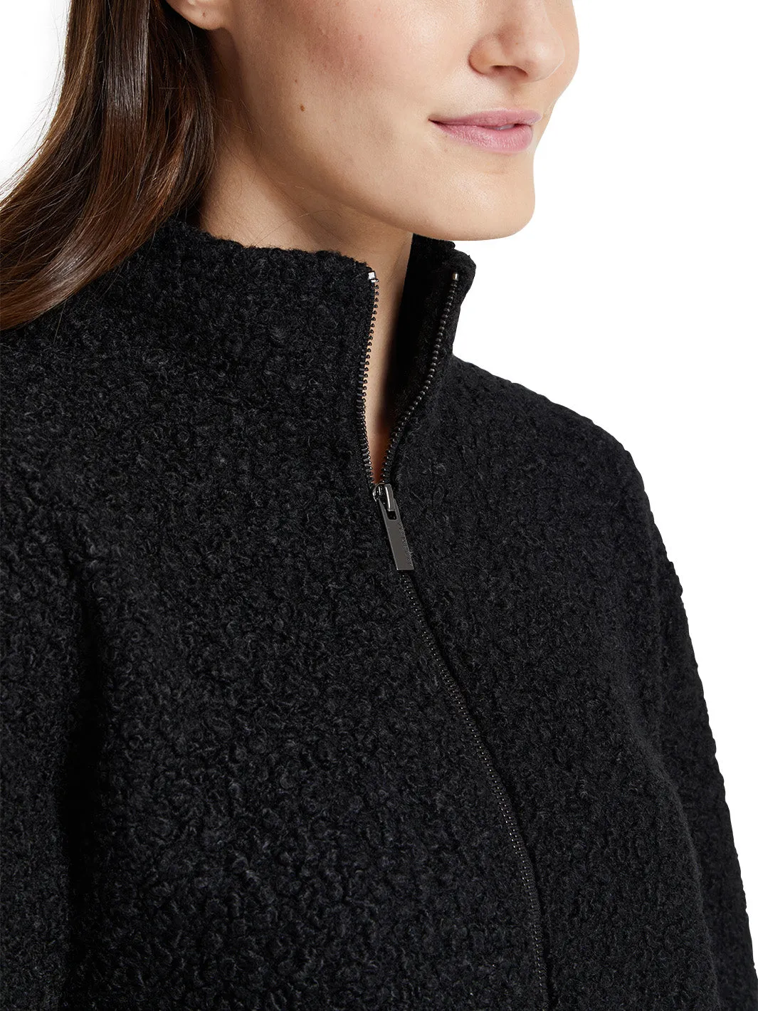 Zip Front Dolman Sleeve Jacket
