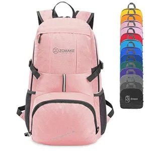 ZOMAKE Lightweight Packable Travel Backpack, 35L Water Resistant Hiking Daypack Foldable Backpack for Women Men, Outdoor Camping